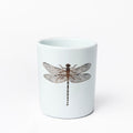 Grande Tasse Libellule Blanche