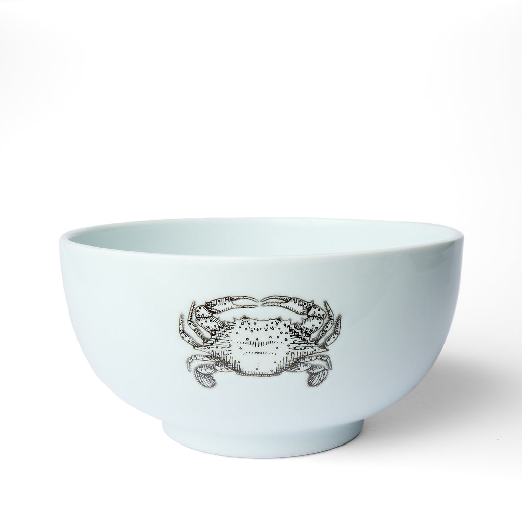 Grand bol de crabe blanc
