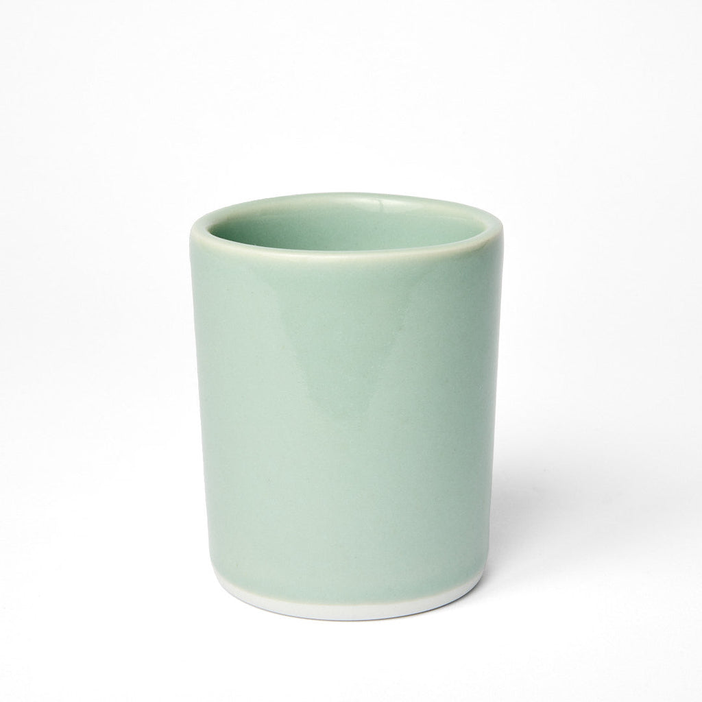 Grande tasse Céladon Double Pingouin et Lune