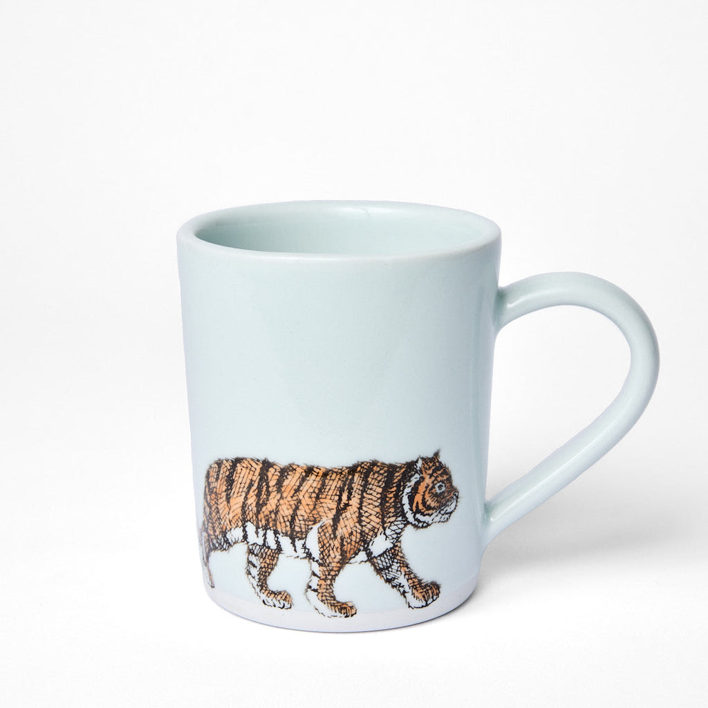 Grande tasse Tigre blanc et orange