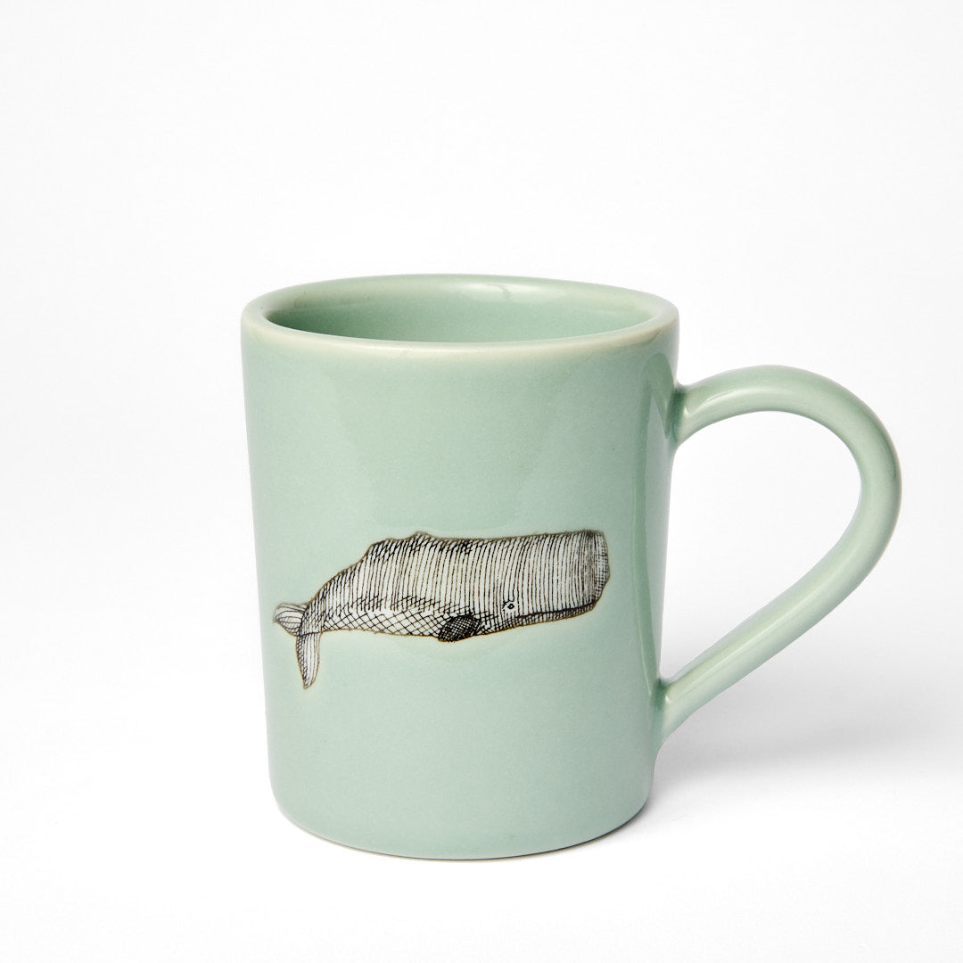 Grande tasse Baleine en Céladon