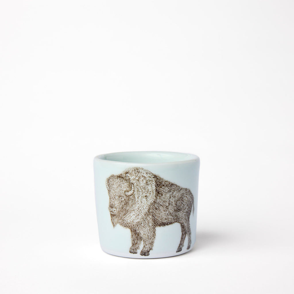 Tasse Petit Bison Blanc