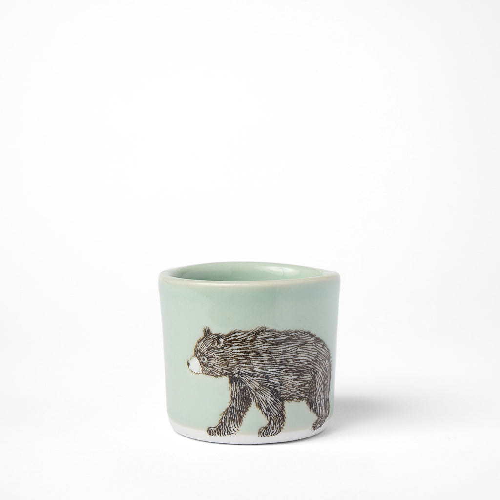 Petite Tasse Ours Céladon