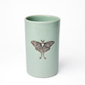 Vase étroit papillon de lune céladon