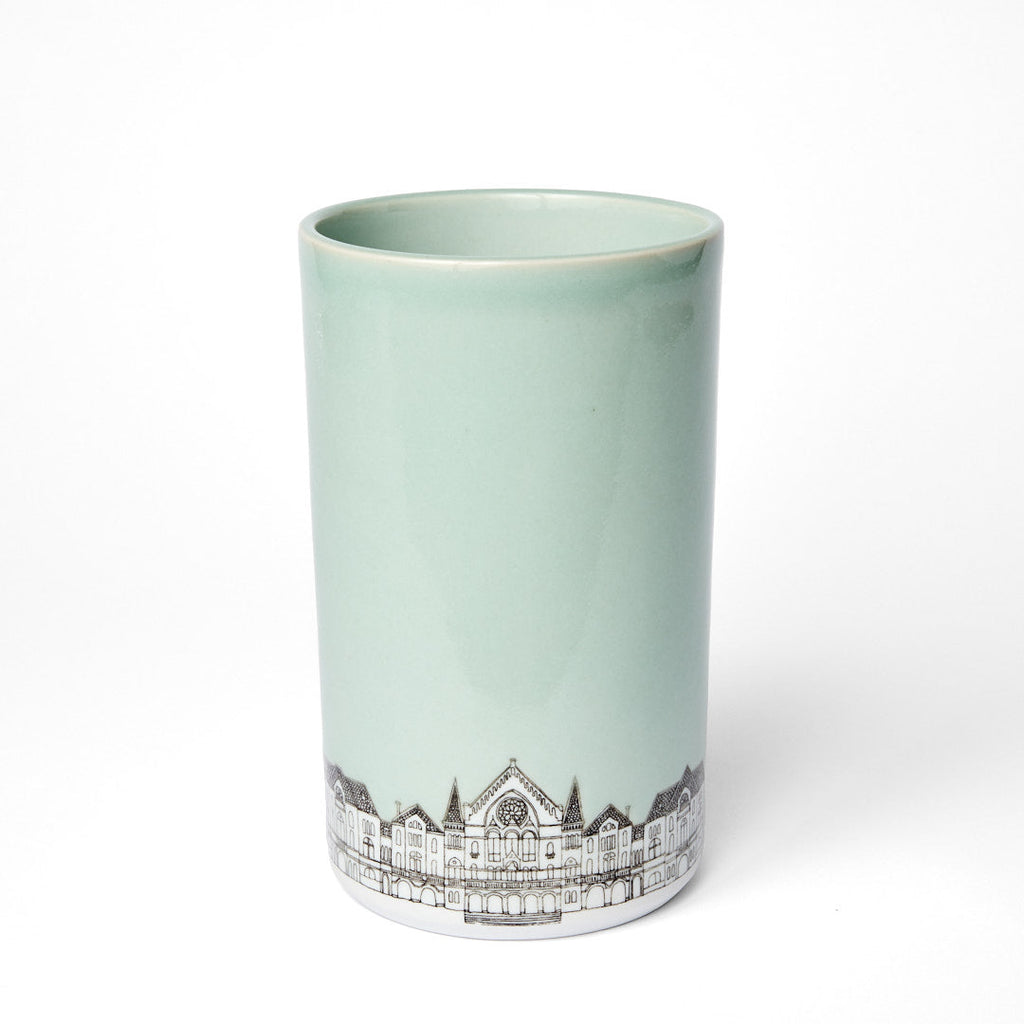 Vase étroit salle de musique Céladon