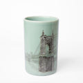 Vase étroit Celadon Roebling Bridge