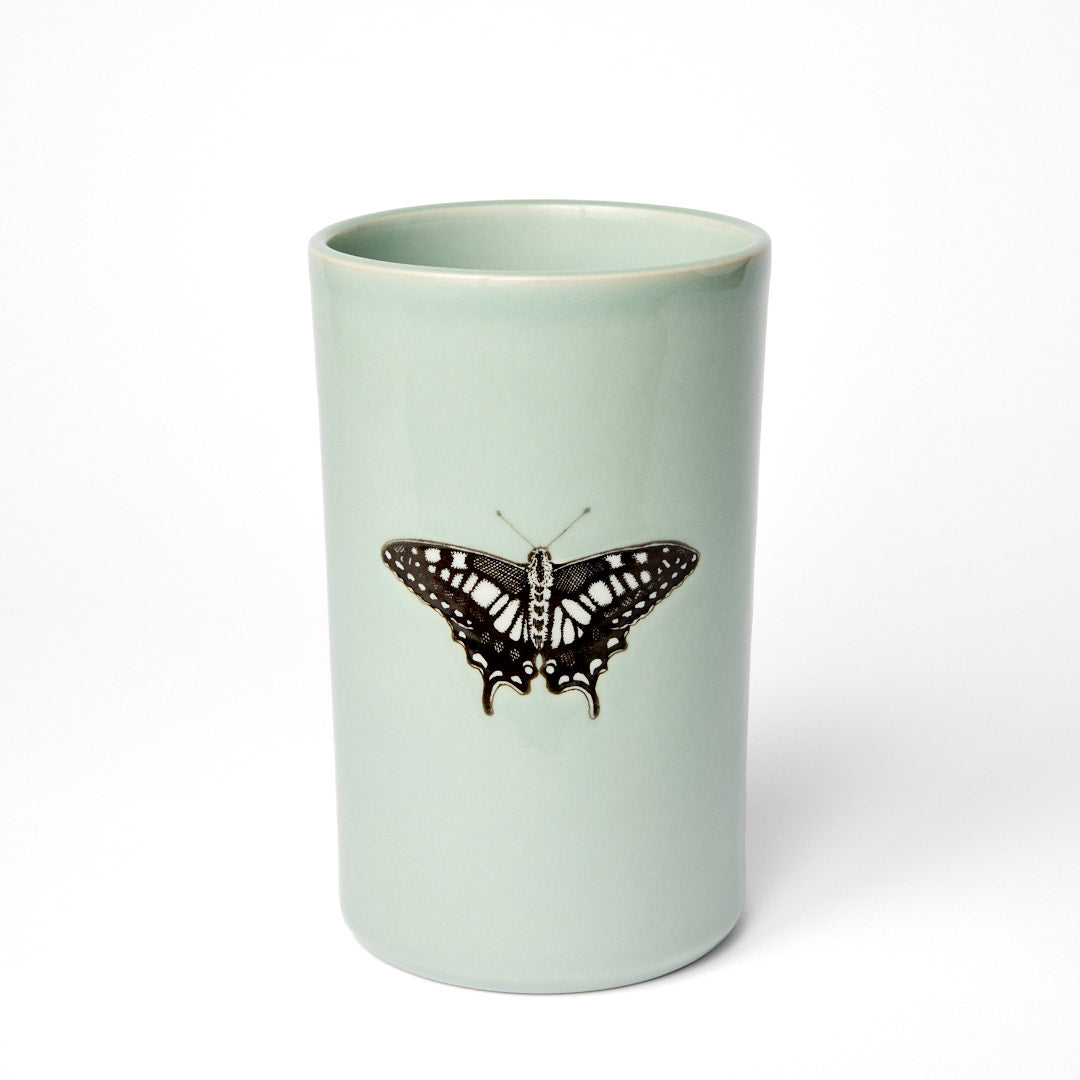 Vase étroit Papilio de Céladon