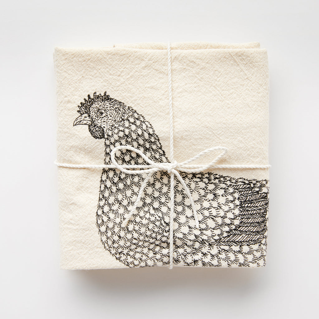 Serviette de poule