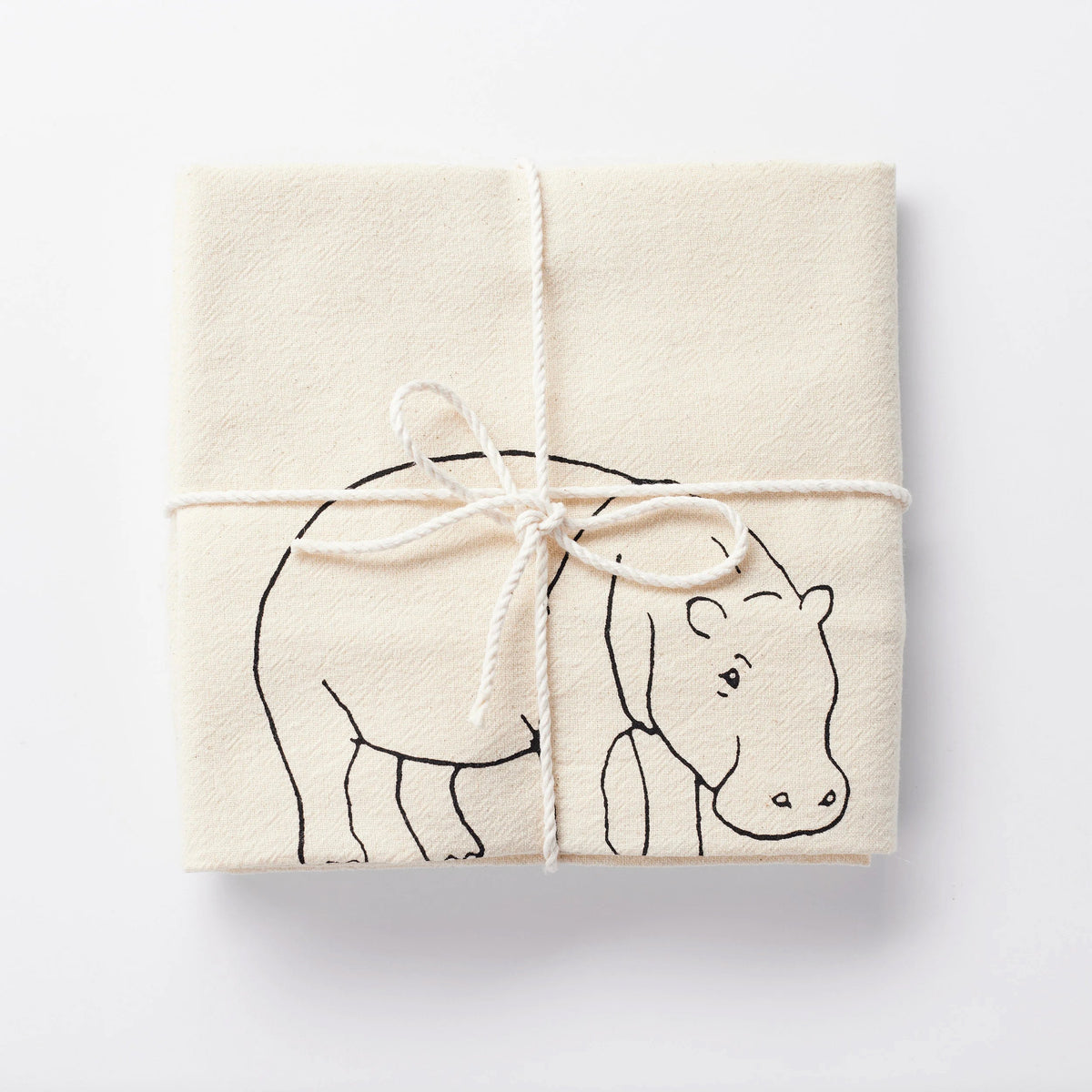 Serviette Hippopotame