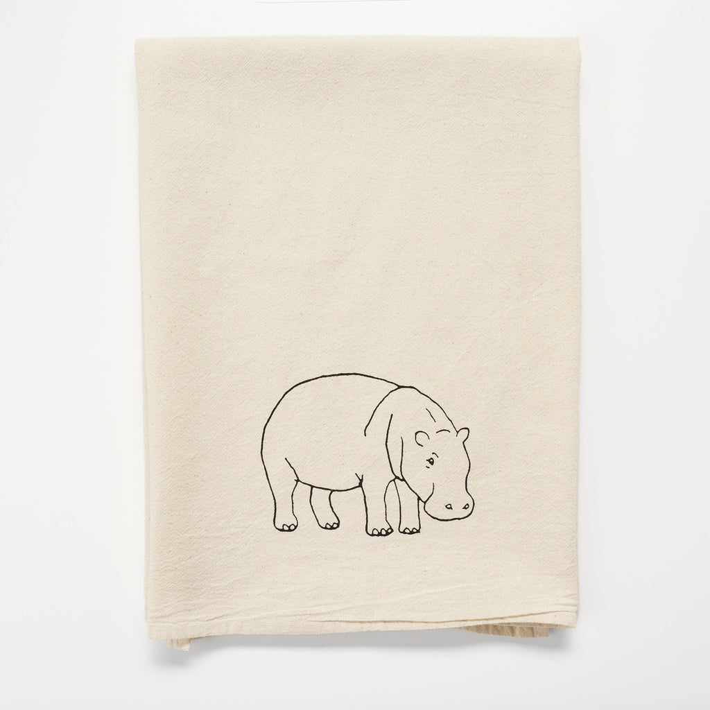 Serviette Hippopotame
